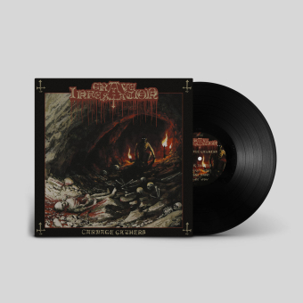 GRAVE INFESTATION Carnage Gathers LP BLACK , PRE-ORDER [VINYL 12"]